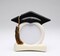 Ceramic Graduation Hat Photo Frame, Home Decor, Graduation Gift, Proud Parents, Office Decor